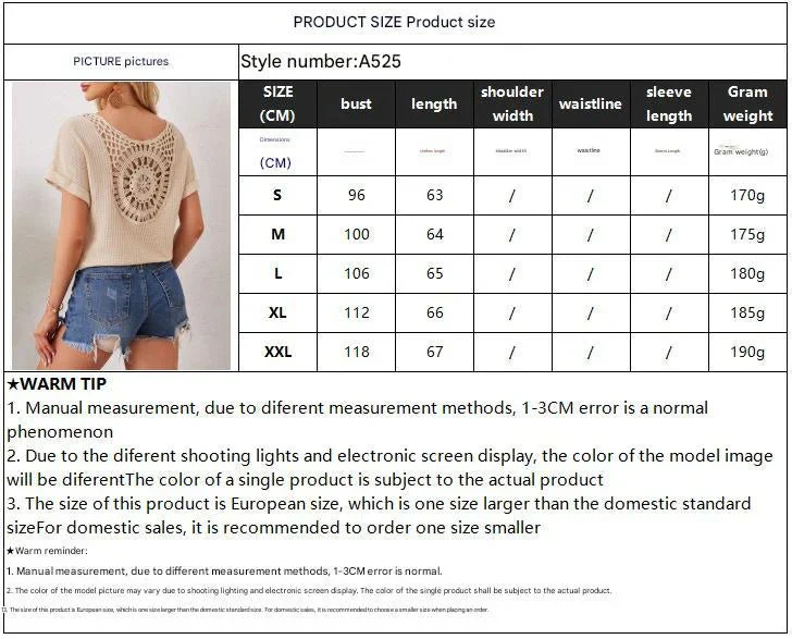 2025 new elegant V-neck back hollow splicing fashionable lace bat sleeve T-shirt women's clothing - Image 7