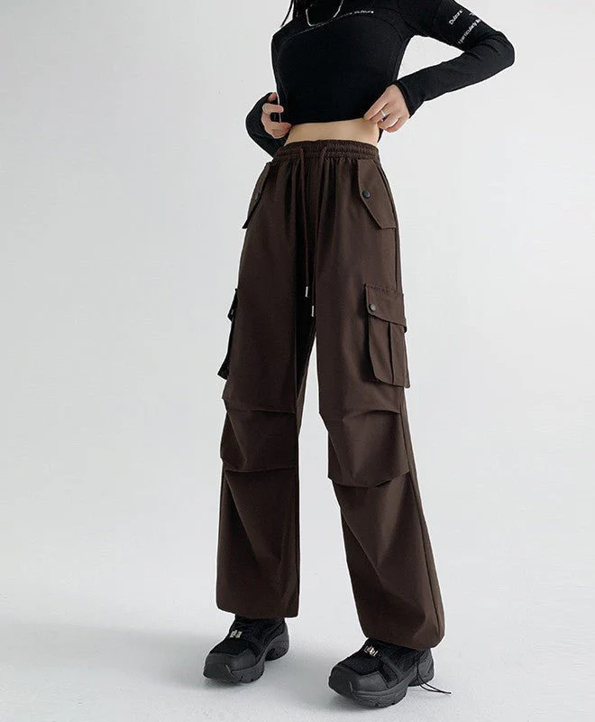 American overalls women's pants spring and summer 2025 new loose drape straight-leg pants sweatpants slim casual wide-leg pants - Image 10