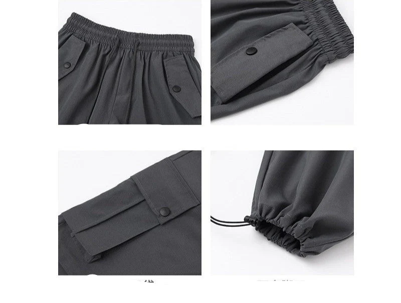 American overalls women's pants spring and summer 2025 new loose drape straight-leg pants sweatpants slim casual wide-leg pants - Image 4