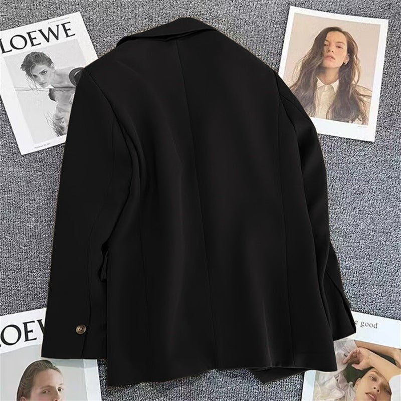 Casual Street Style Single Button Blazer For Women - Image 10