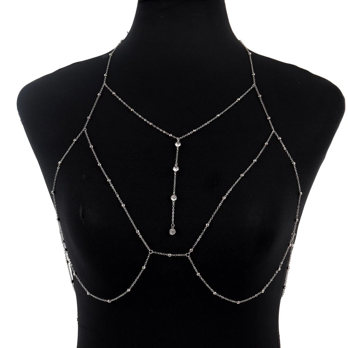 Chest chain jewelry pure desire style all-match sxy diamond pendant body chain necklace - Image 24
