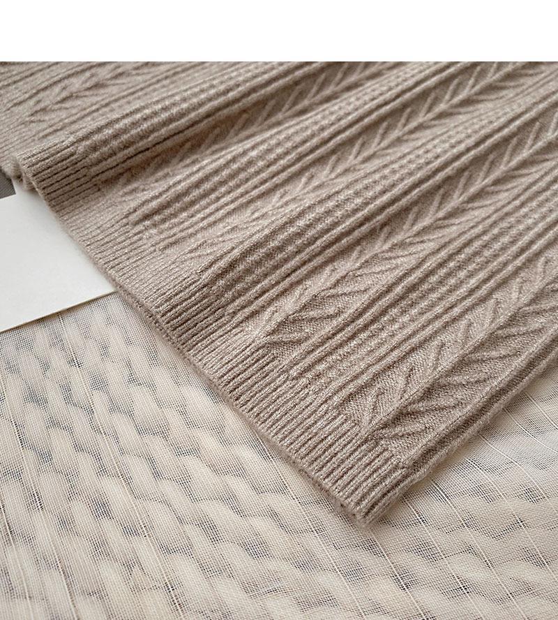 Japanese Style Knit Straight-Leg Pants – Elastic Waist Thick Casual Trousers - Image 13