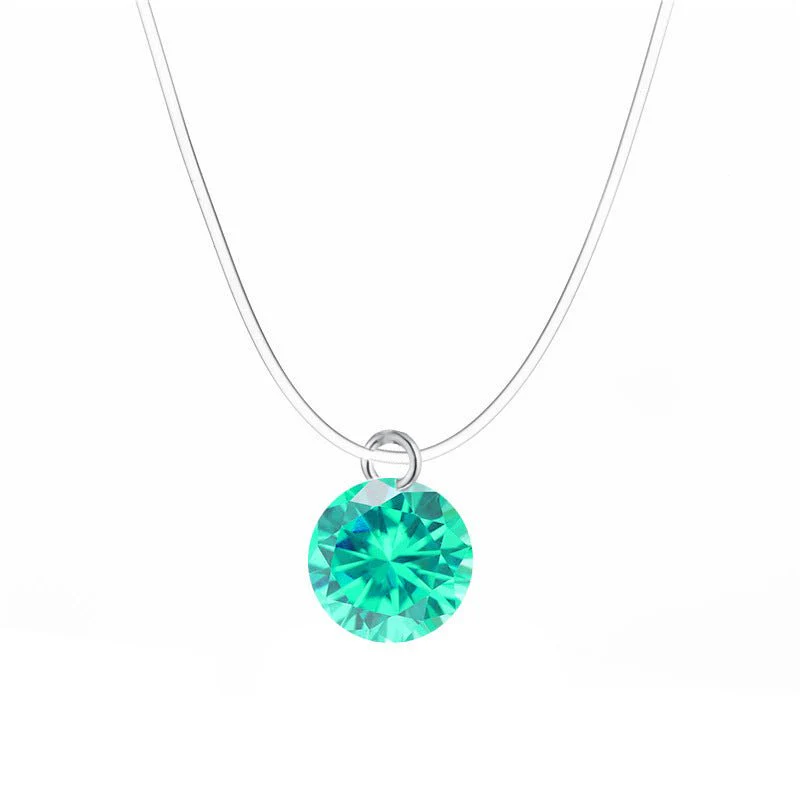 Korean style temperament pendant wholesale multi-claw diamond zircon pendant necklace female short simple clavicle chain - Image 13