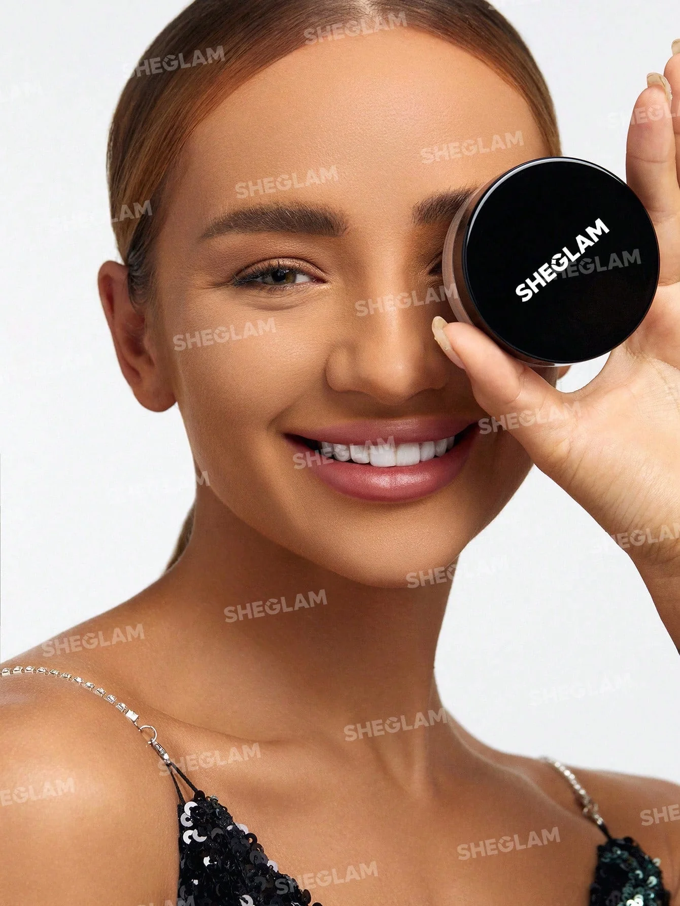 SHEGLAM Baked Glow Setting Powder-Cappuccino Oil Control Loose Setting Powder Translucent Pore-less Flawless Smooths Fine Lines Glowy Powder Black Friday Winter Powder - Image 5