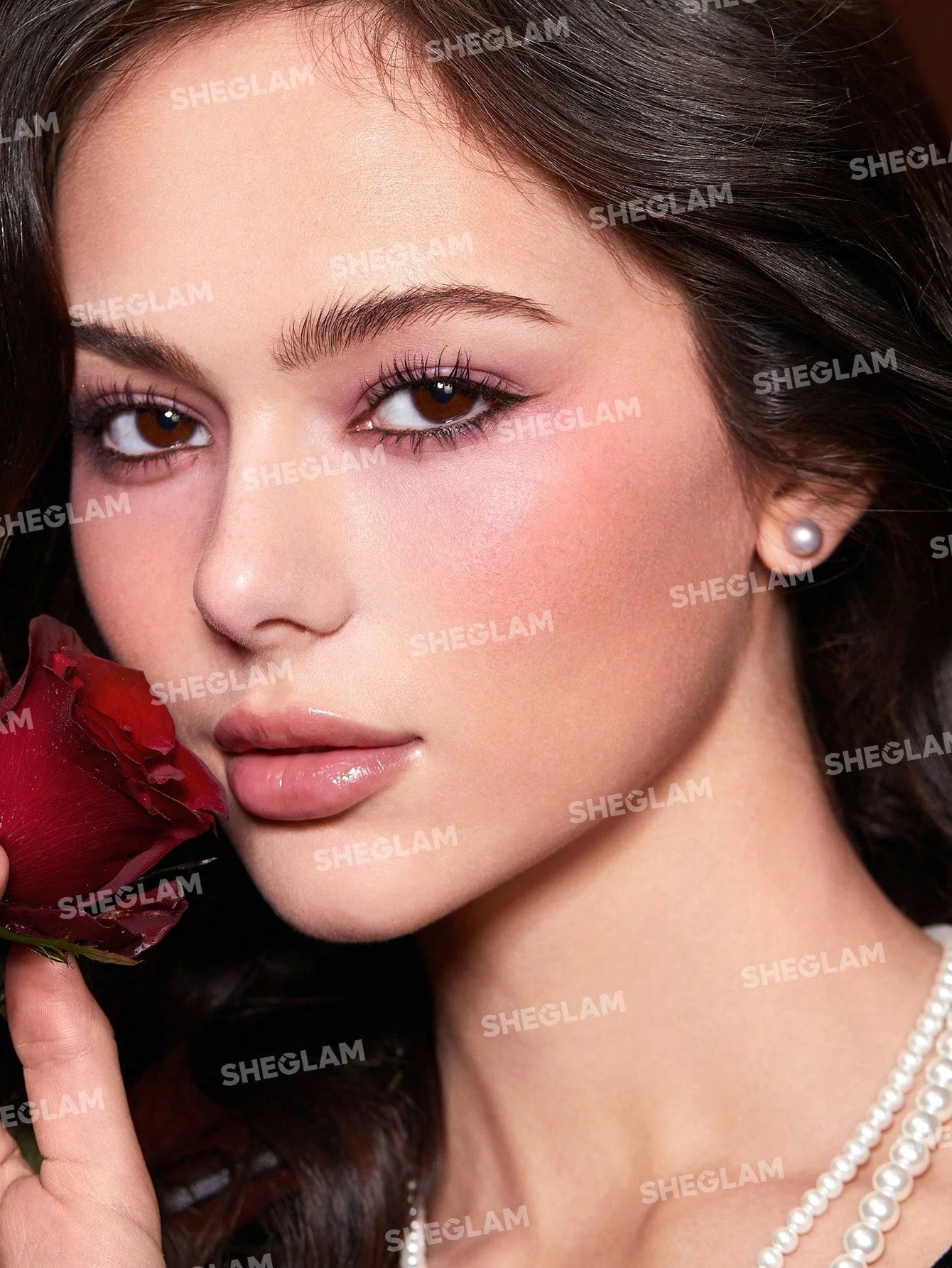 SHEGLAM Ember Rose Eternal Flame Cream, Blush-Cream-To-Powder Blush Palette Highly Pigmented Non-Fading Long Lasting Natural Easy To Use Blush Box (FD) - Image 4