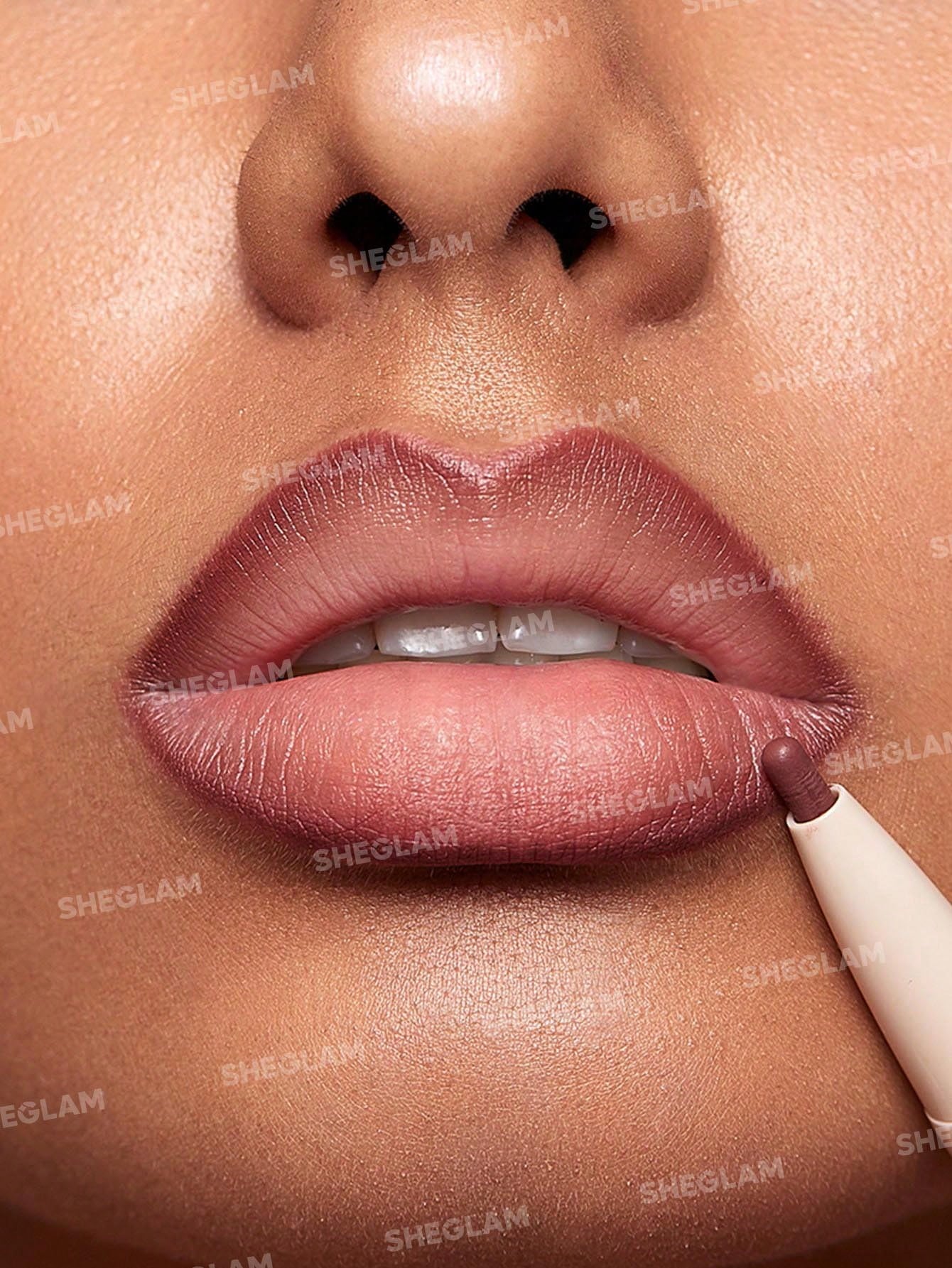 SHEGLAM Glam 101 Lipstick & Liner Duo-Deep Caramel 2-In-1 Matte Dual-Ended Lip Liner Lipstick Pencil Highly Pigmented Long Lasting Smooth Easy To Wear Lip Makeup - Image 15