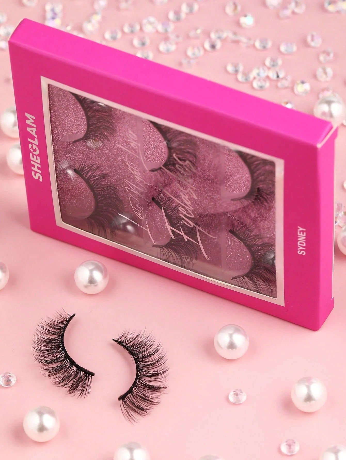 SHEGLAM Late Night Lover Full Volume False Eyelashes-Sydney 3 Pairs Lightweight Comfortable Tapered Natural Fuller Longer Thicker Fake False Eyelashes DIY Eyelash Extension Fake Eyelashes Black Friday Party False Eyelashes - Image 10