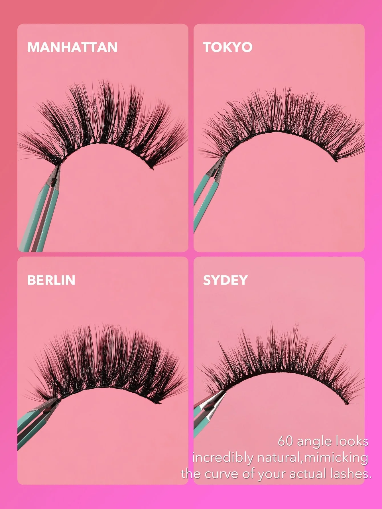 SHEGLAM Late Night Lover Full Volume False Eyelashes-Tokyo 3 Pairs Lightweight Comfortable Tapered Natural Fuller Longer Thicker Fake False Eyelashes DIY Eyelash Extension Eyelashes Black Friday Party False Eyelashes - Image 7
