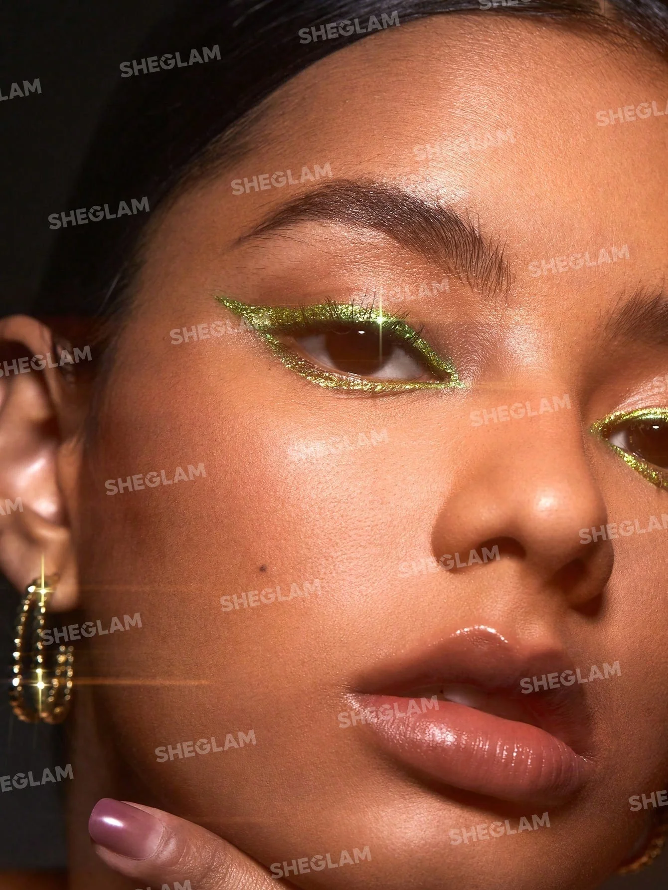 SHEGLAM Party Glitter Liner-Disco Ball Liquid Eyeshadow Gel Silver High Shine Long Lasting Highly Pigmented Long Wear Liquid Liner - Image 17