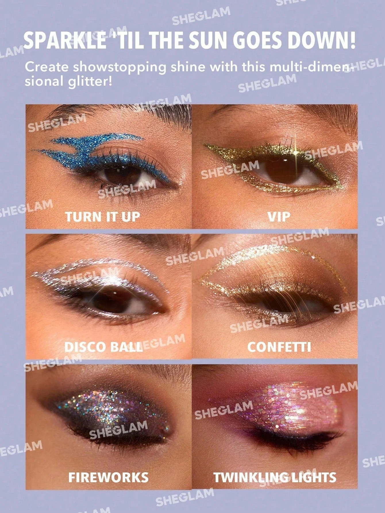 SHEGLAM Party Glitter Liner-Disco Ball Liquid Eyeshadow Gel Silver High Shine Long Lasting Highly Pigmented Long Wear Liquid Liner - Image 20