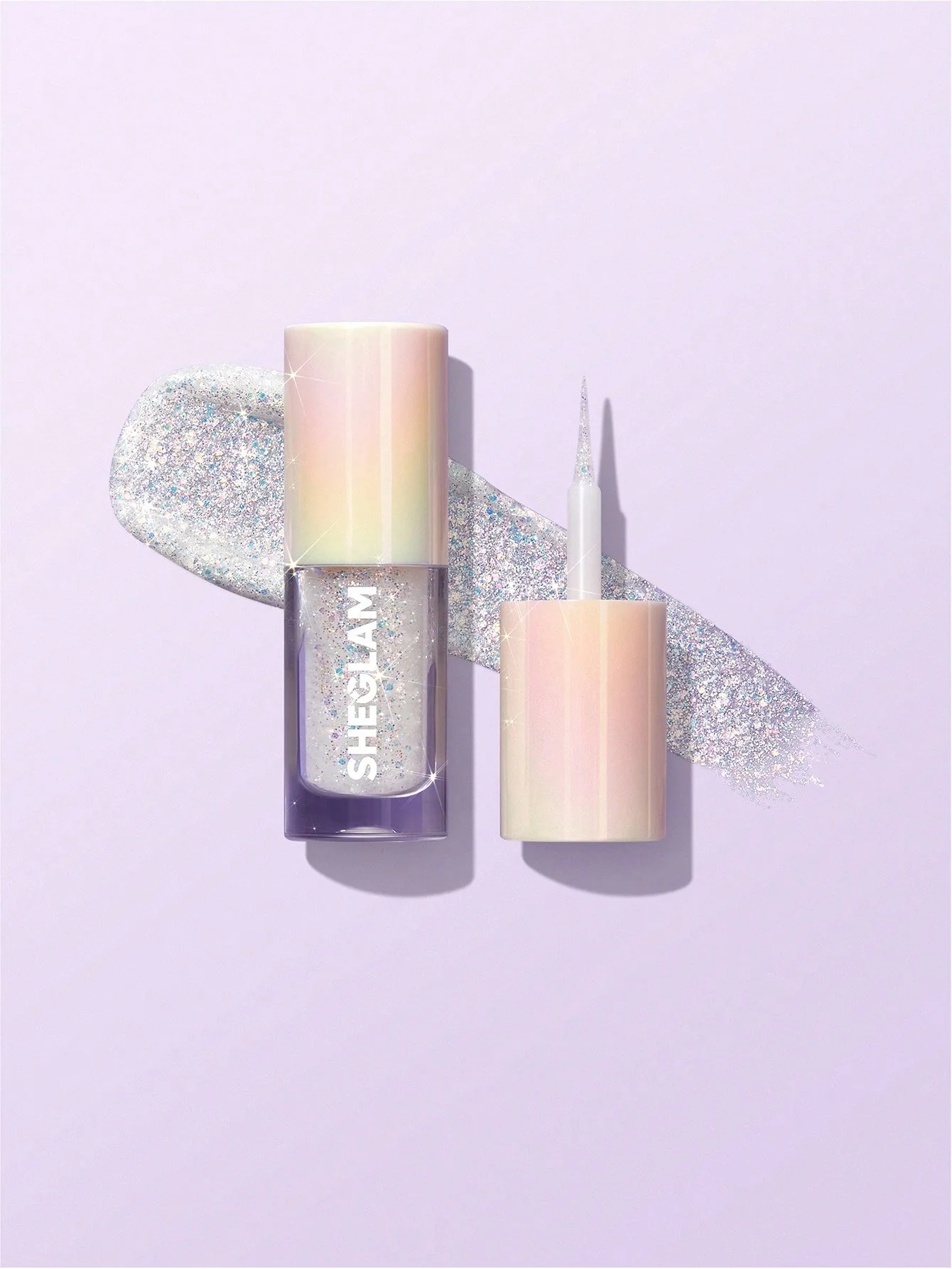 SHEGLAM Party Glitter Liner-Disco Ball Liquid Eyeshadow Gel Silver High Shine Long Lasting Highly Pigmented Long Wear Liquid Liner - Image 36