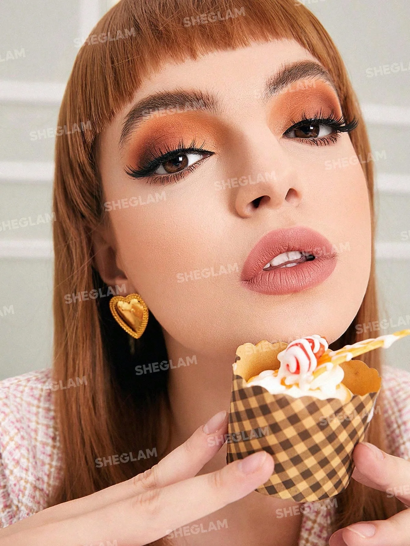 SHEGLAM Smart Cookie Palette 12-Clolor Shimmer Matte Eyeshadow Palette Warm Brown Smoky Eyes Long Lasting Ultra Pigmented Soft Smooth Blendable Eyeshadow - Image 5