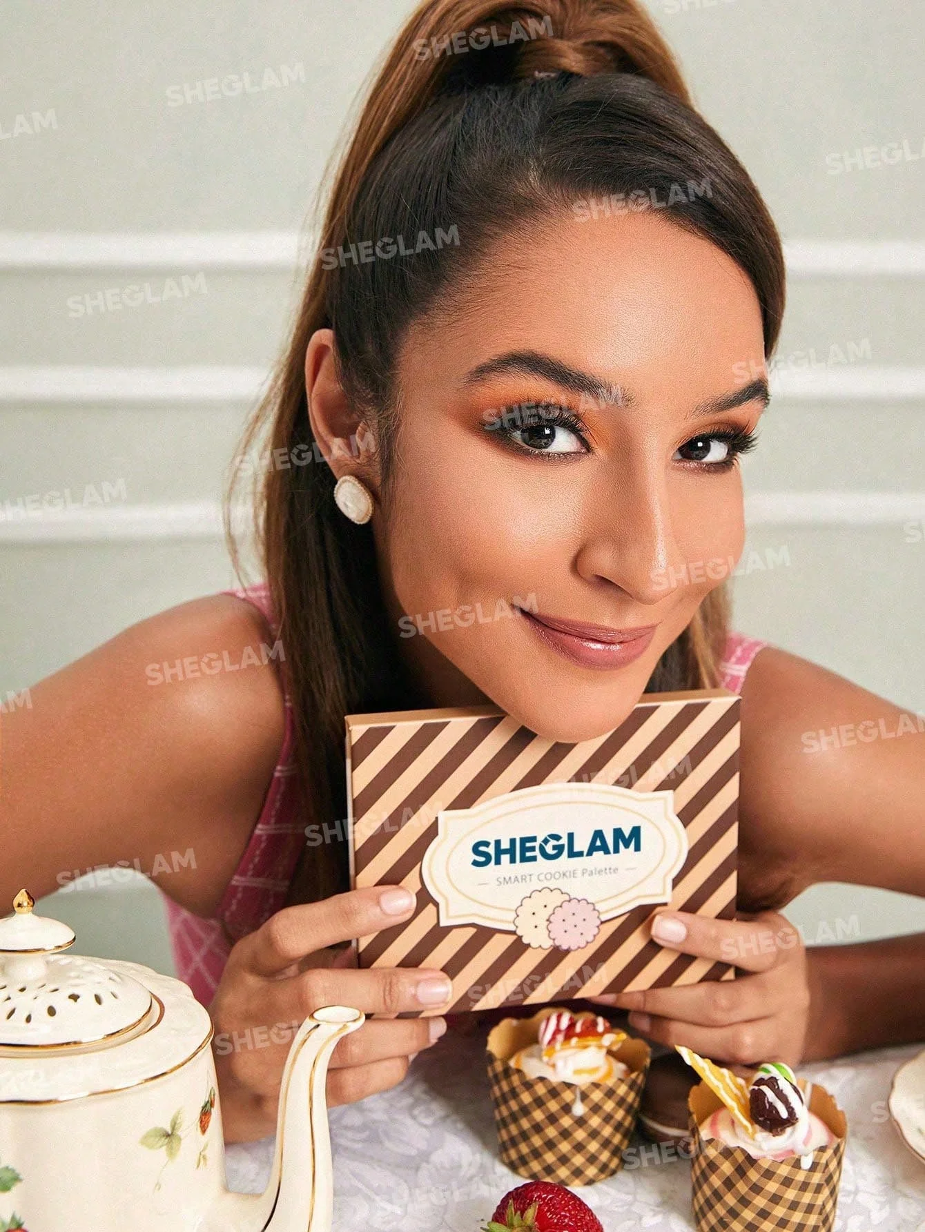 SHEGLAM Smart Cookie Palette 12-Clolor Shimmer Matte Eyeshadow Palette Warm Brown Smoky Eyes Long Lasting Ultra Pigmented Soft Smooth Blendable Eyeshadow - Image 8