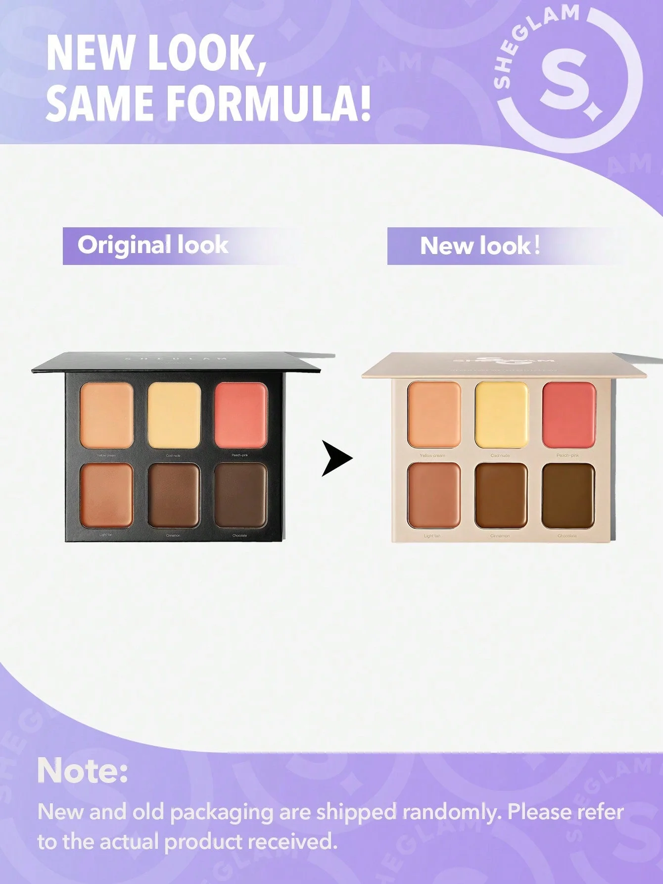 SHEGLAM Stereo Face Six - French Girl 6-Color Cream Contour Palette - Image 6