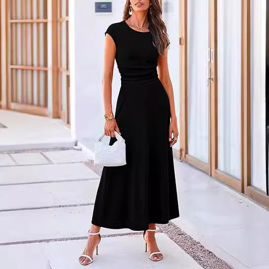 The Hot Glow | Solid Color Knitted Navel Top & Midi Skirt Set - Image 6